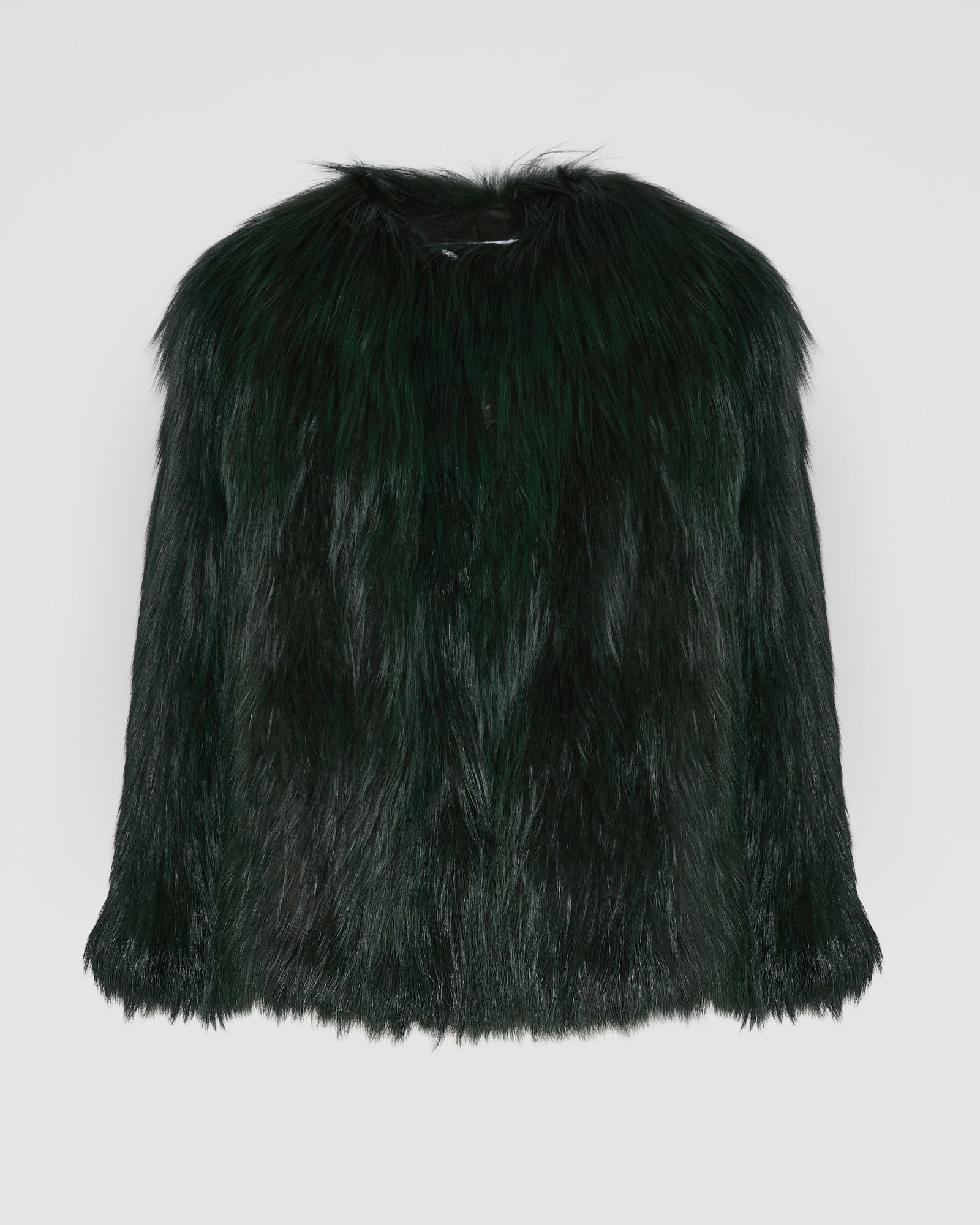 Knitted fox fur jacket -Yves Salomon