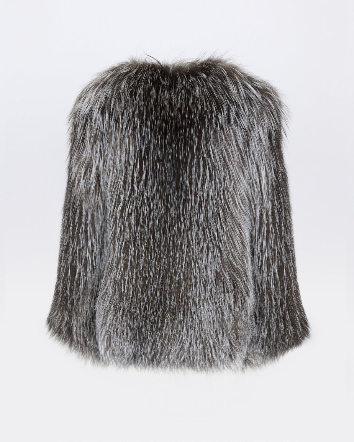 Knitted short fox fur jacket - Yves Salomon - New Fall/Winter Collection