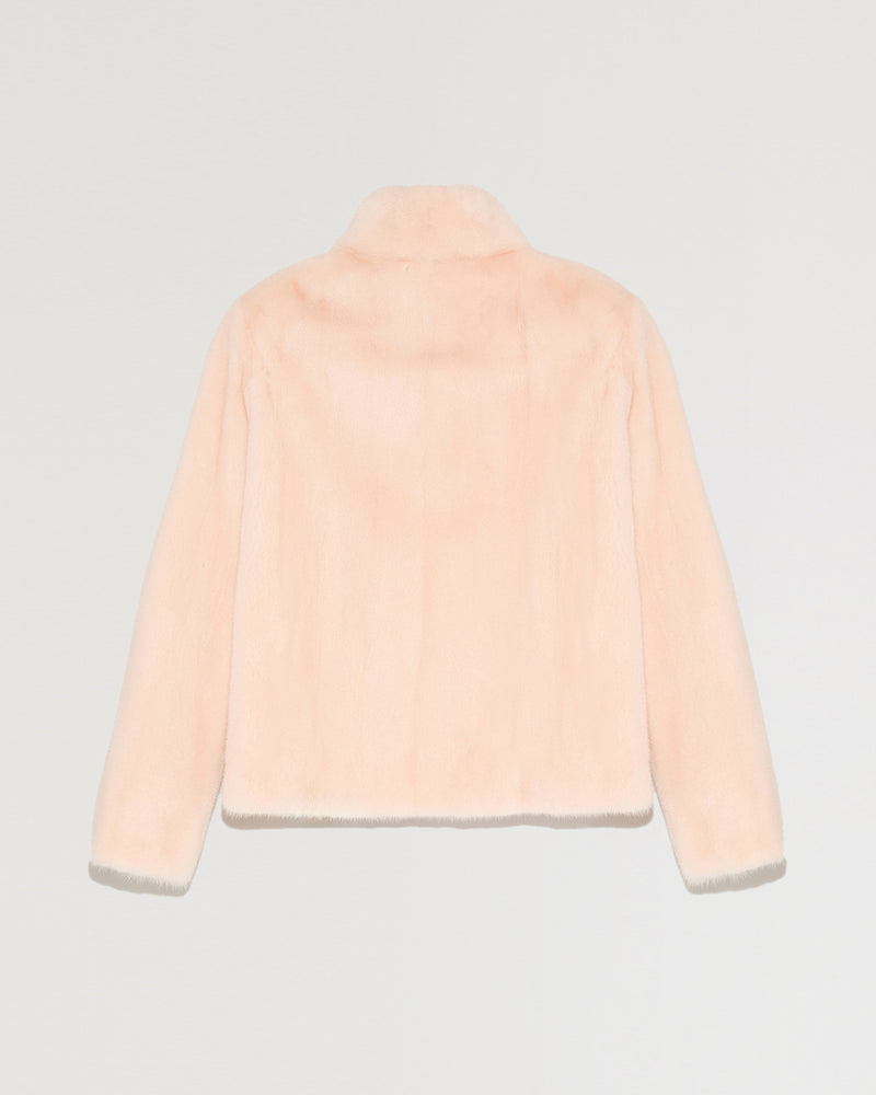 Short mink fur jacket-Yves Salomon-Winter sale & boxing day