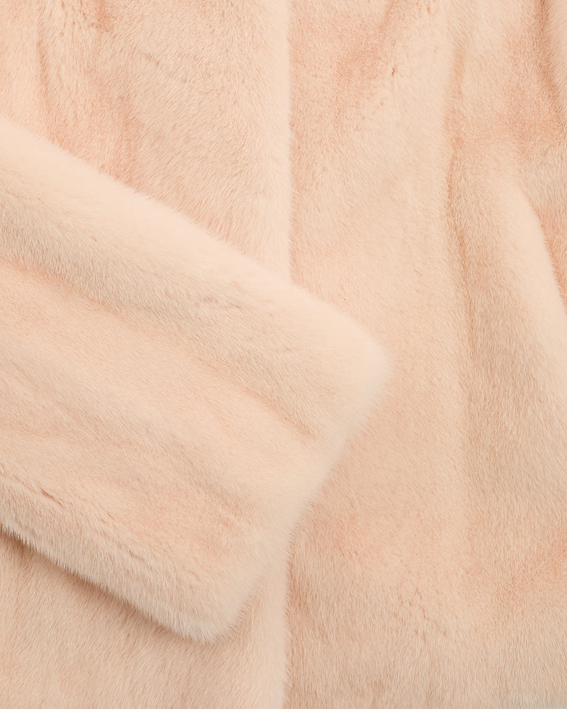 Short mink fur jacket-Yves Salomon-Winter sale & boxing day