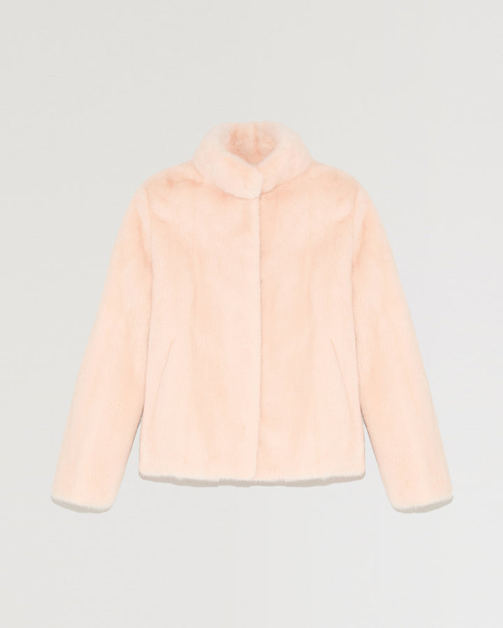 Short mink fur jacket-Yves Salomon-Winter sale & boxing day