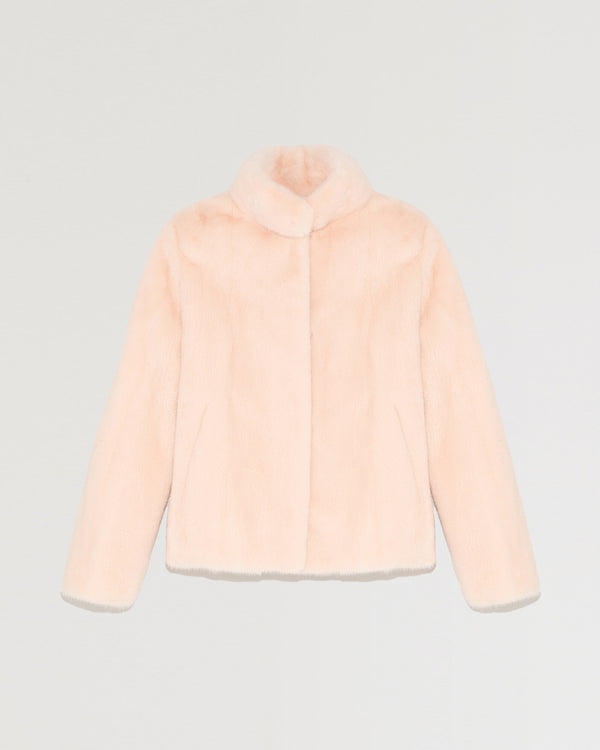 Short mink fur jacket-Yves Salomon-Winter sale & boxing day