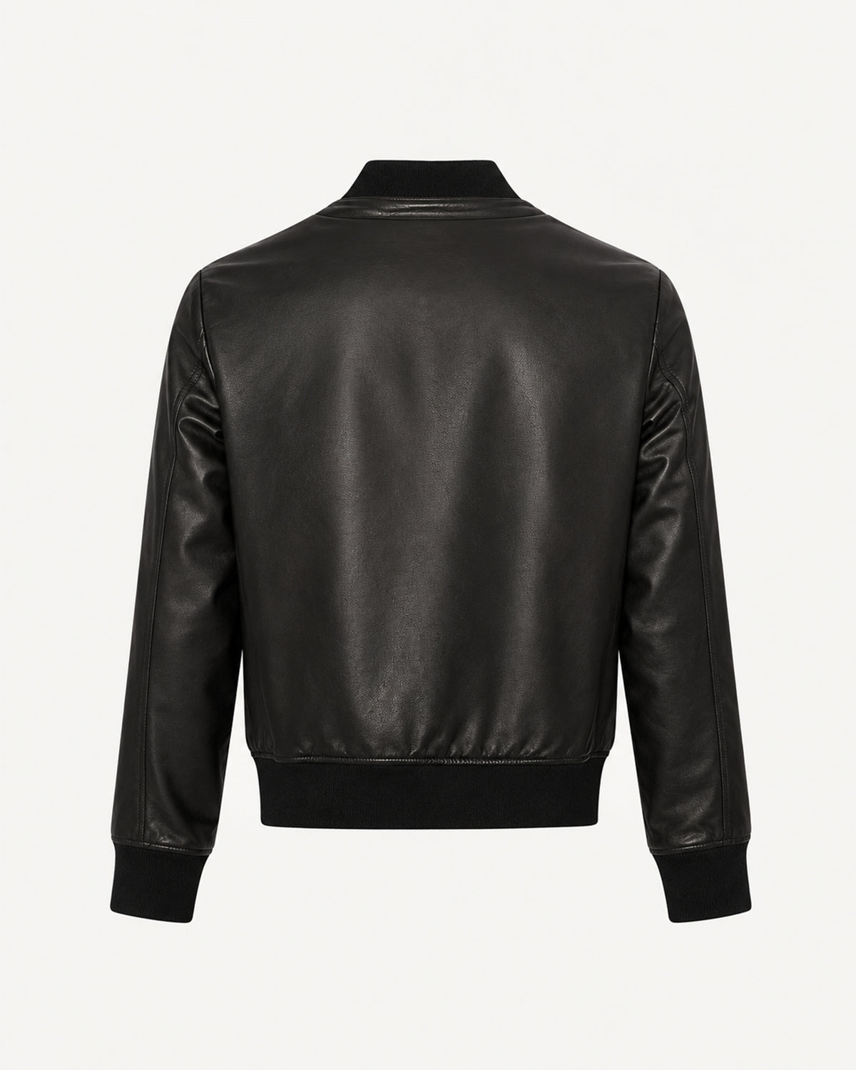 Ultra fine premium calf leather varsity jacket.