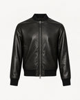 Ultra fine premium calf leather varsity jacket.
