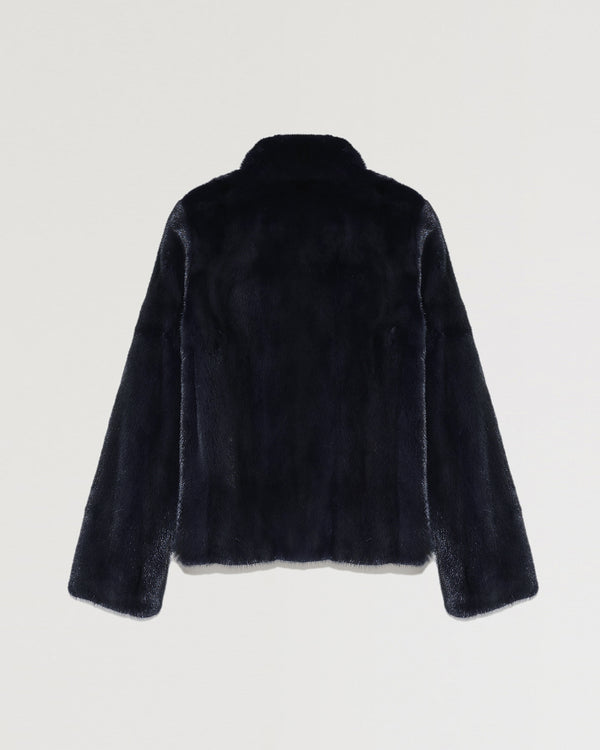 Short mink fur jacket-Yves Salomon-Winter sale & boxing day