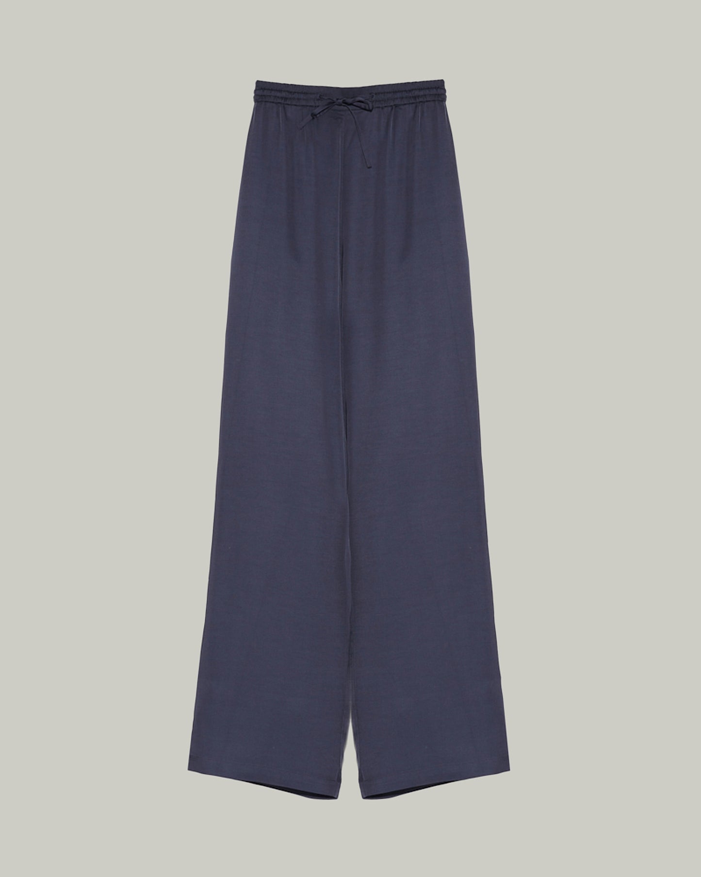 Straight trousers in silk satin blend -Yves Salomon