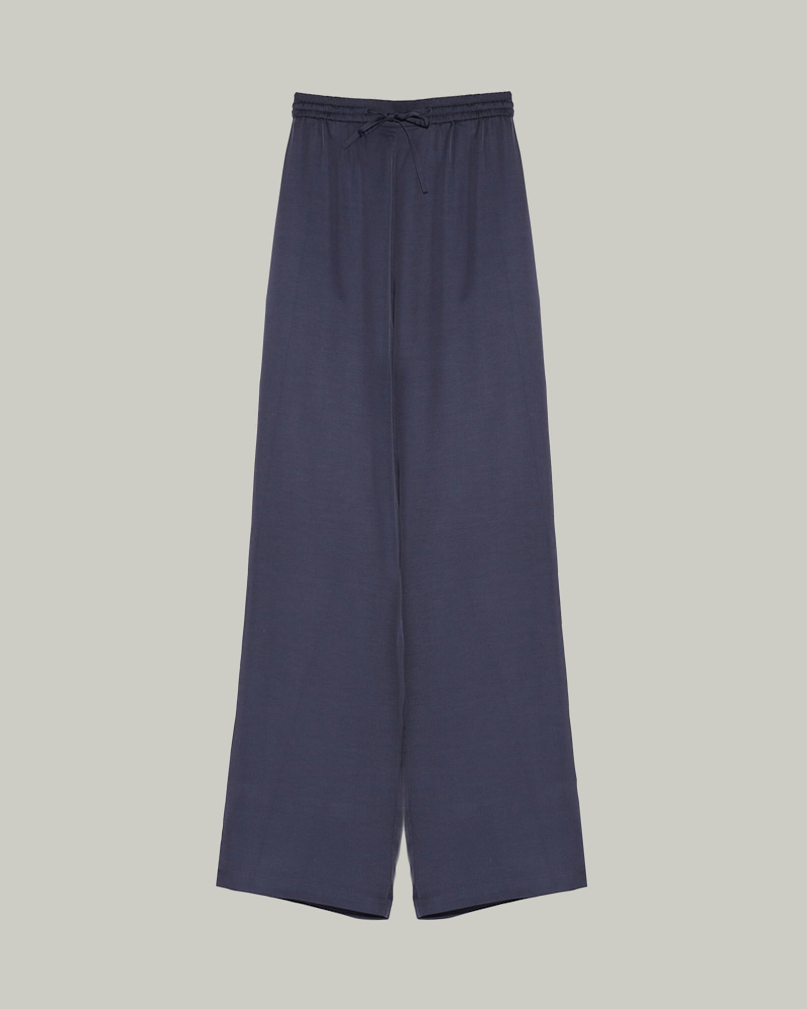 Straight trousers in silk satin blend -Yves Salomon