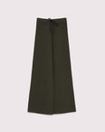 Wide-leg knit trousers
