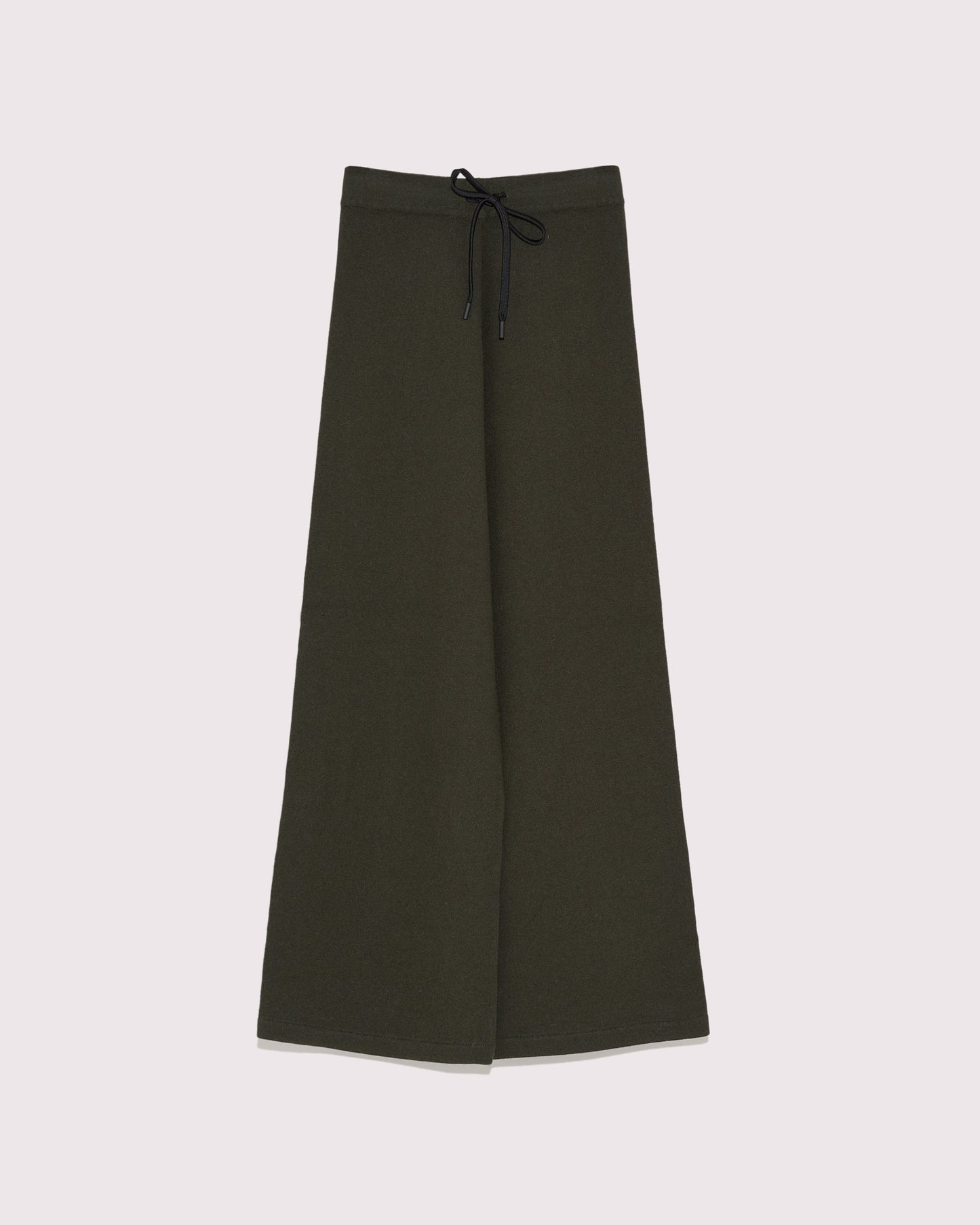 Wide-leg knit trousers -Yves Salomon