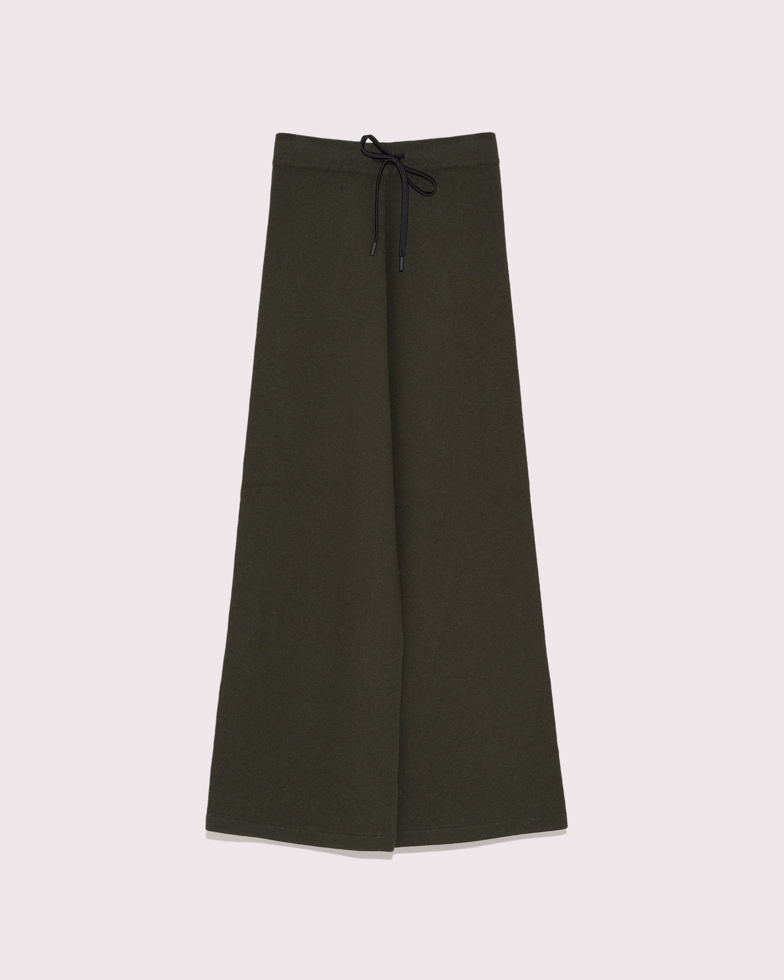 Wide-leg knit trousers -Yves Salomon