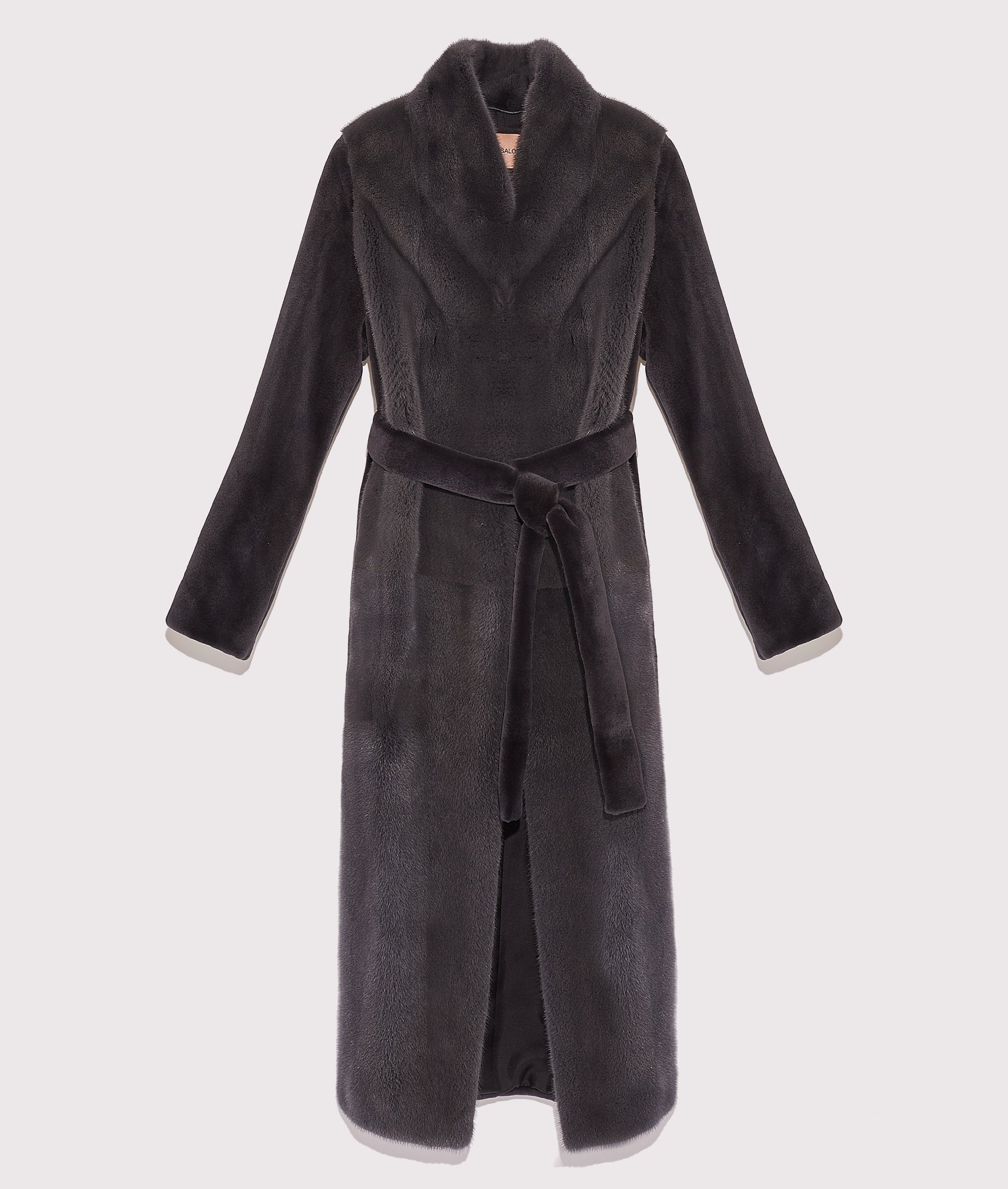Long mink coat -Yves Salomon
